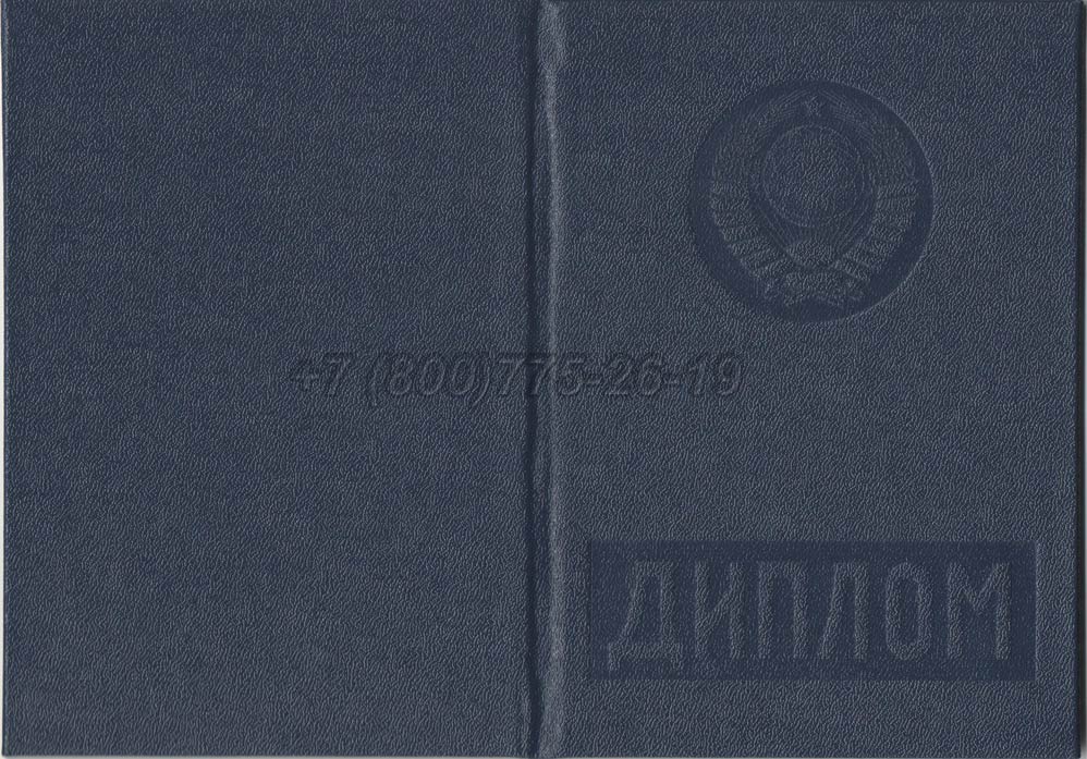 Диплом вуза Грузинской ССР Гознак 1975-1991 год выпуска г.Владивосток