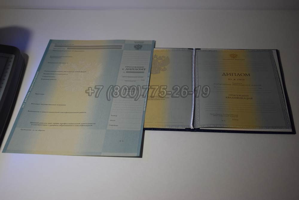 Диплом о высшем образовании Гознак 2011-2013 год выпуска г.Владивосток